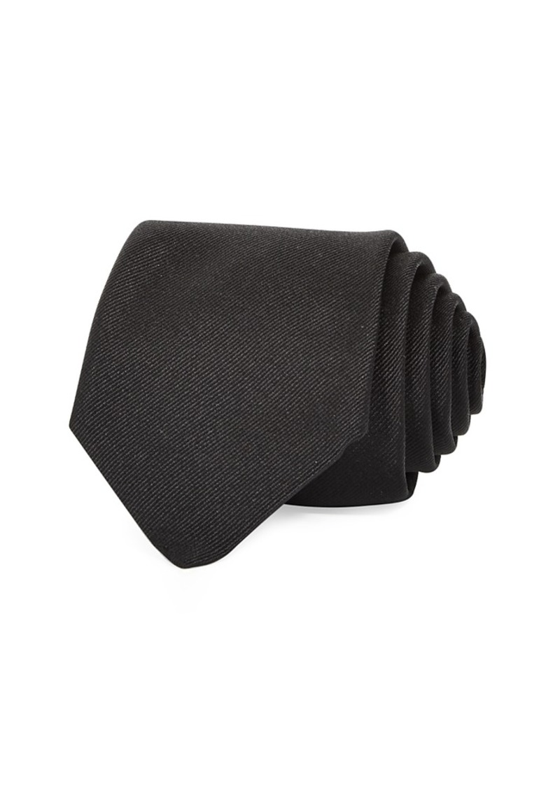 Hugo Boss Boss Solid Ribbed Silk Classic Tie