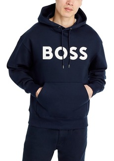 Hugo Boss Boss Sullivan 16 Logo Print Oversized Fit Hoodie