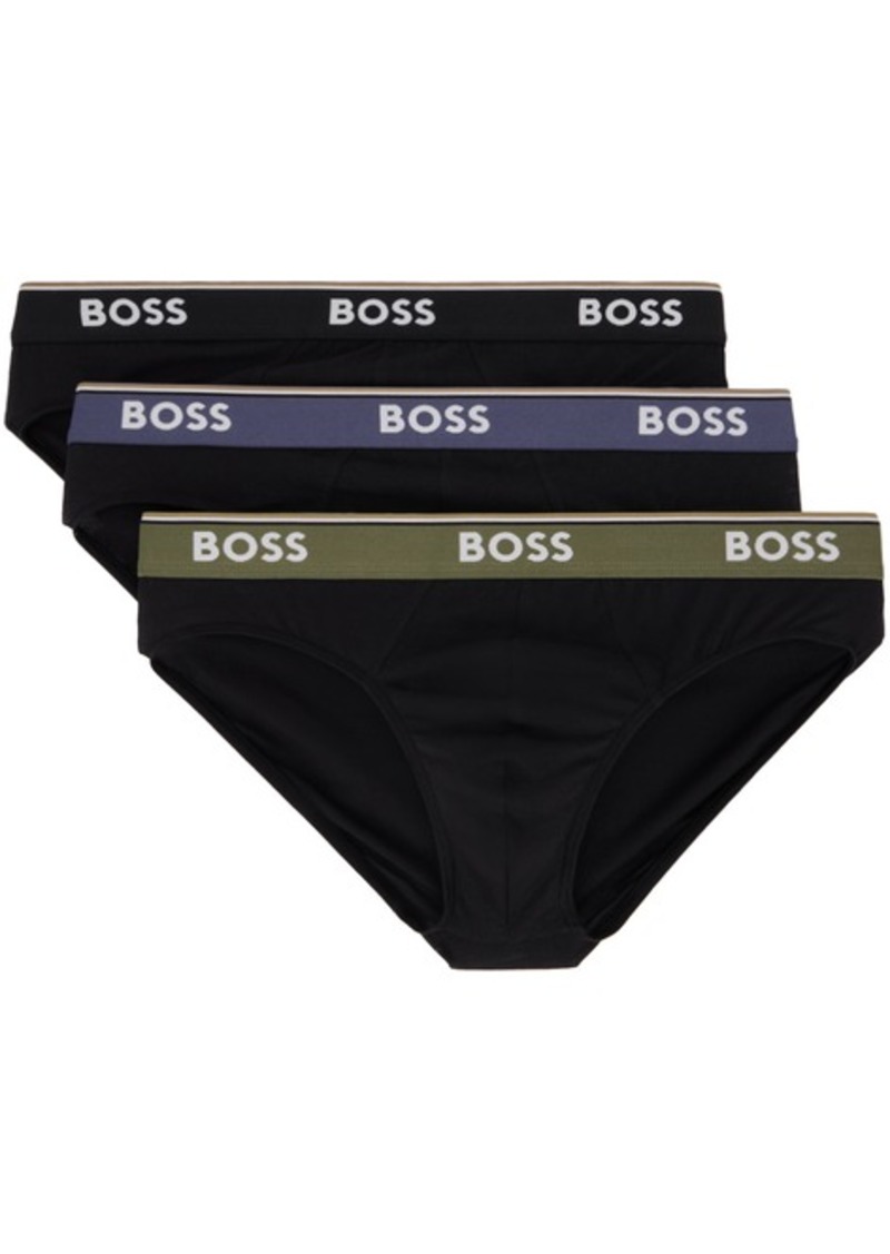 Hugo Boss BOSS Three-Pack Black Briefs