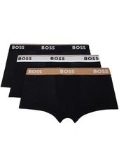 Hugo Boss BOSS Three-Pack Black Logo Boxer Briefs