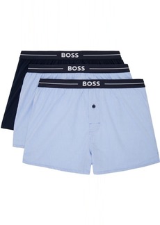 Hugo Boss BOSS Three-Pack Blue Boxers