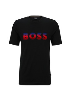 Hugo Boss Boss Tiburt 420 Logo Graphic Crewneck Tee