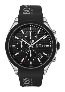Hugo Boss BOSS Velocity Chronograph Rubber Strap Watch