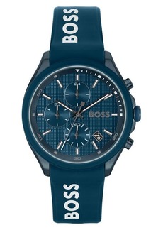 Hugo Boss BOSS Velocity Chronograph Silicone Strap Watch