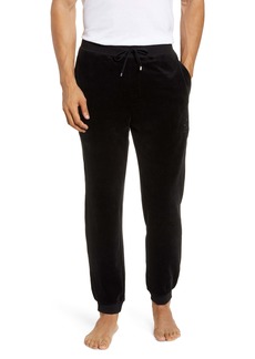 hugo boss velour joggers