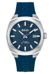 Hugo Boss BOSS Walker Silicone Strap Watch