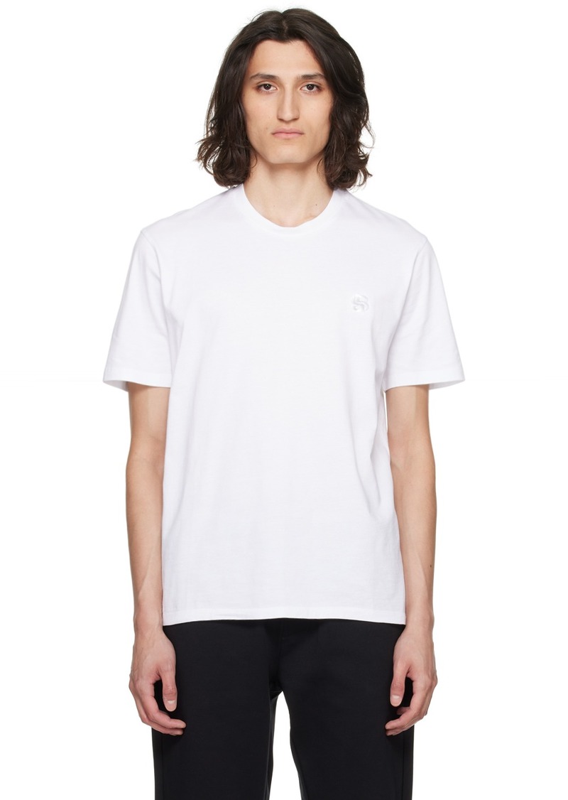 Hugo Boss BOSS White Double Monogram T-Shirt