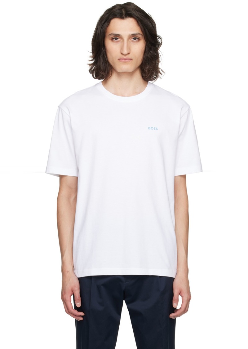 Hugo Boss BOSS White Graphic T-Shirt