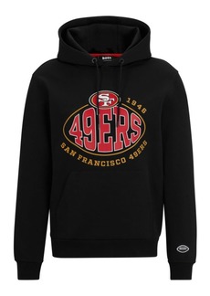 Hugo Boss BOSS x NFL cotton-blend hoodie with collaborative branding