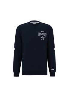 Hugo Boss BOSS x NFL cotton-terry sweatshirt with collaborative branding