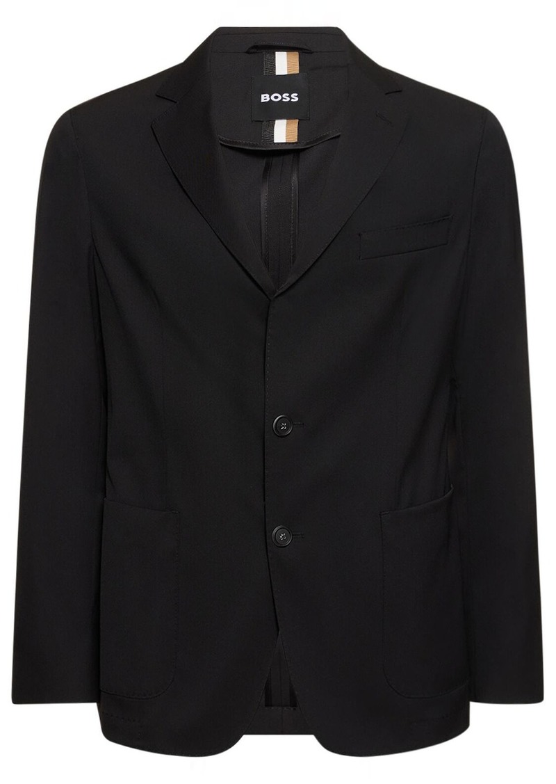 Hugo Boss C-hanry Tech Blend Wool Blazer