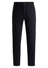 Hugo Boss Casual Regular Fit Trousers in Anti Wrinkle Twill