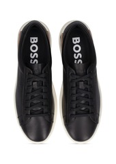 Hugo Boss Clint Tennltt Leather Low Top Sneakers