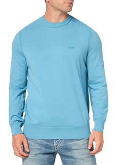 Hugo Boss Cotton Blend  Logo V-Neck Sweater