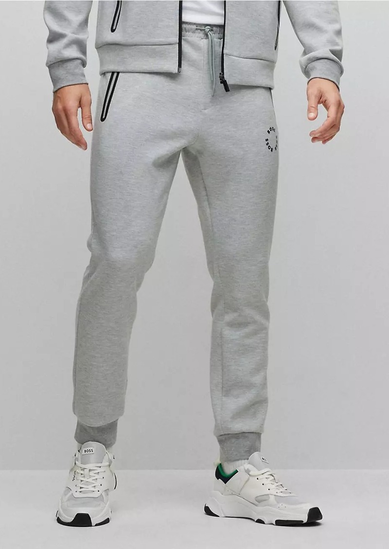 BOSS - BOSS x NFL cotton-blend tracksuit bottoms with collaborative branding