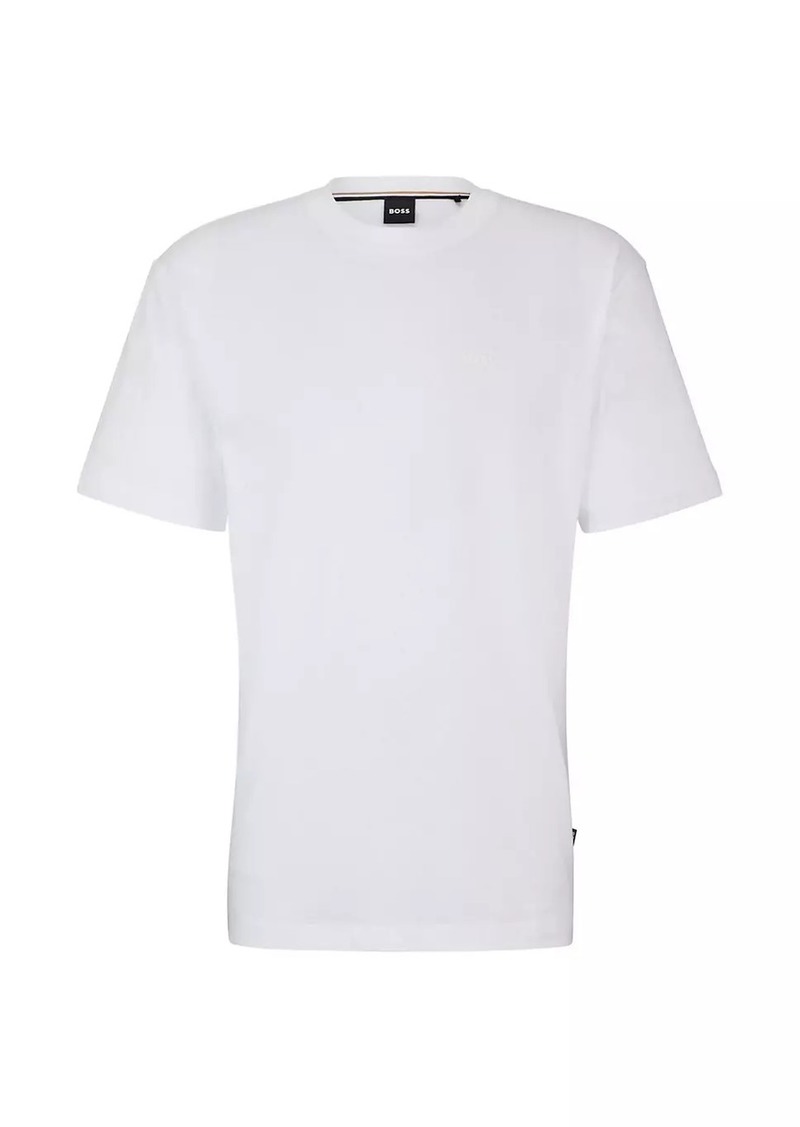 Hugo Boss Cotton-Jersey Regular-Fit T-Shirt with Seasonal Artwork
