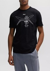 Hugo Boss Cotton-Jersey T-Shirt with Crewneck