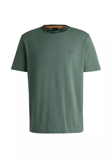 Hugo Boss Cotton Jersey T-Shirt with Logo Detail