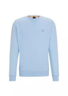 Hugo Boss Cotton-Terry Relaxed-Fit Sweatshirt