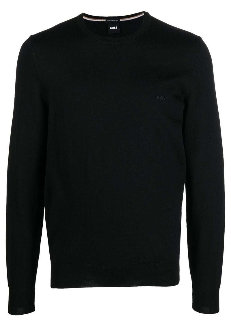 Hugo Boss crewneck virgin wool jumper