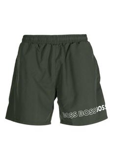 Hugo Boss Dolphin logo-print swim shorts