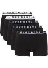 Hugo Boss five-pack logo-waistband boxers
