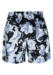Hugo Boss floral-print swim shorts