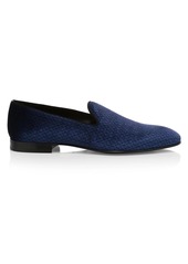 Hugo Boss Glam Velvet Slip-On Loafers