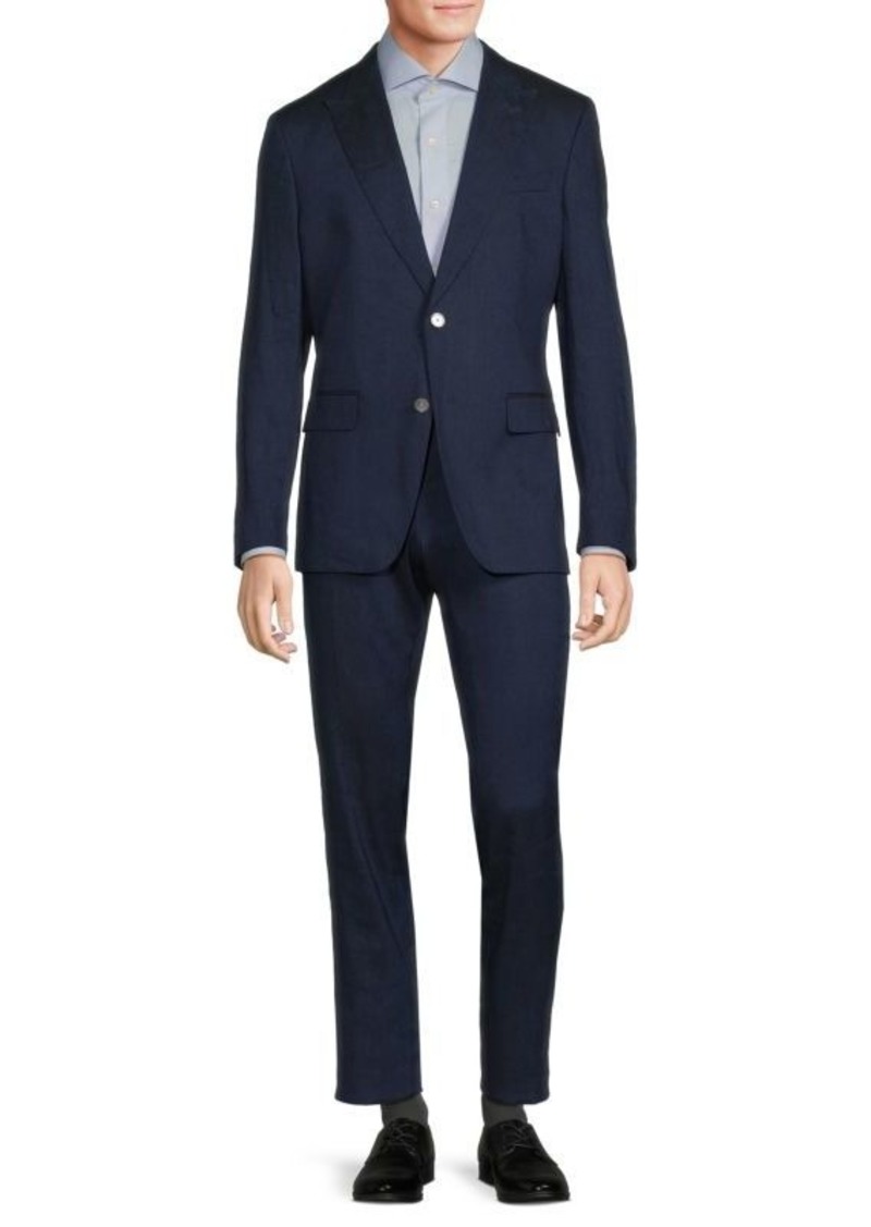 Hugo Boss H-Huge Slim Fit Linen Blend Suit