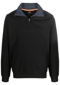 Hugo Boss high-neck hooded sweatshirt