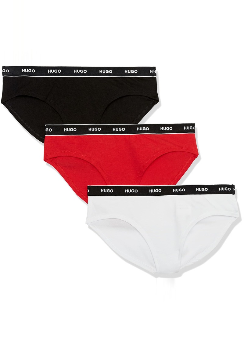 Hugo Boss HUGO 3-Pack Repeat Logo Cotton Stretch Briefs