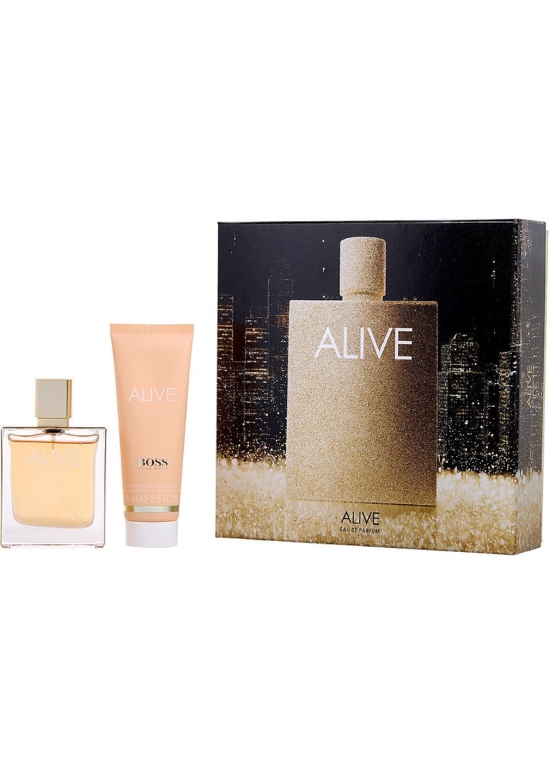 Hugo Boss Alive By Hugo Boss Eau De Parfum Spray 1.7 Oz & Body Lotion 2.5 Oz Women