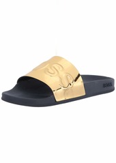 BOSS HUGO BOSS Men's Slide Sandal Gold
