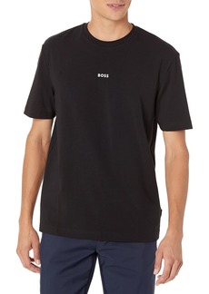 Hugo Boss BOSS mens Center Logo Regular Fit T shirt T Shirt   US