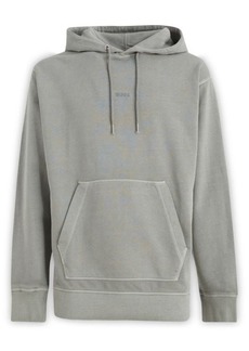 Hugo Boss Cotton Logo Details Hooded Men's Sweatshirt