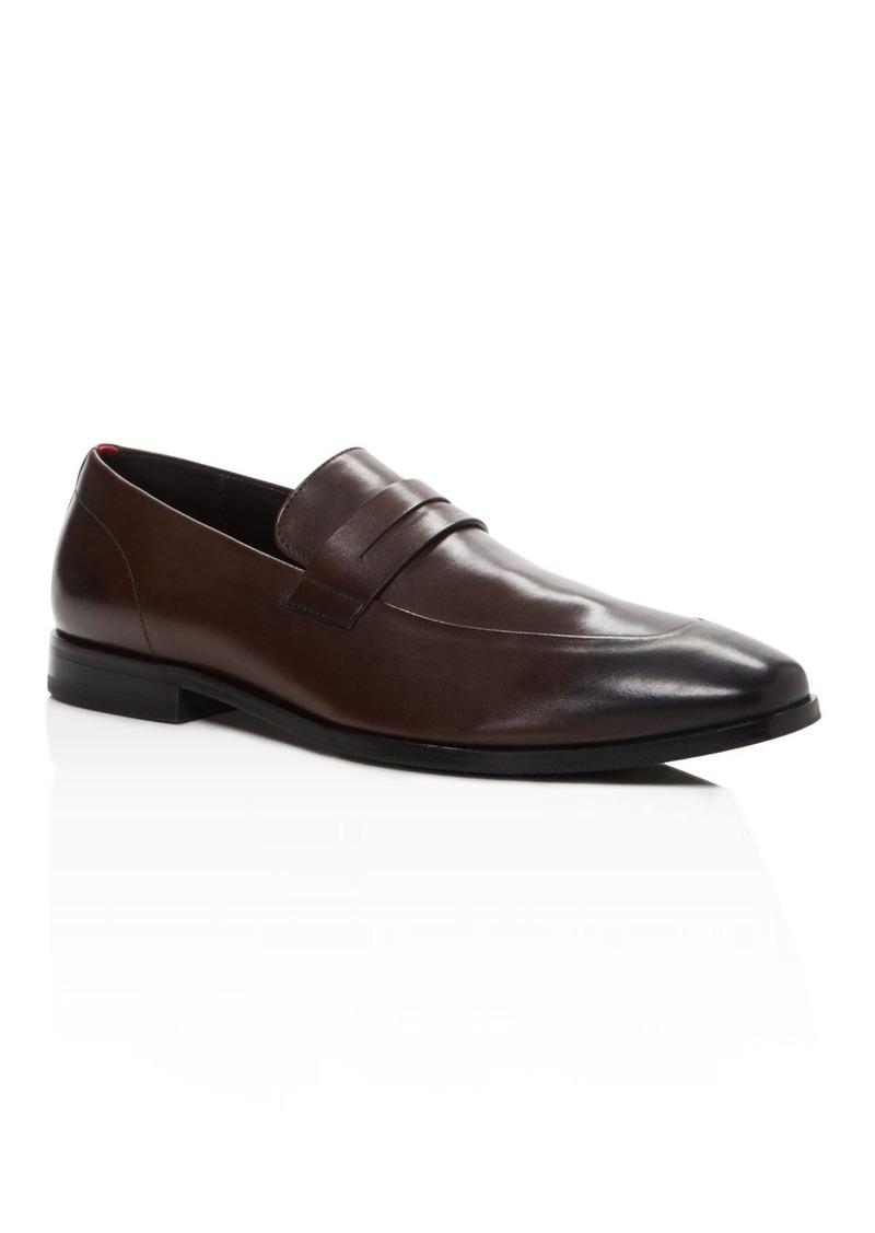 hugo boss highline leather loafers