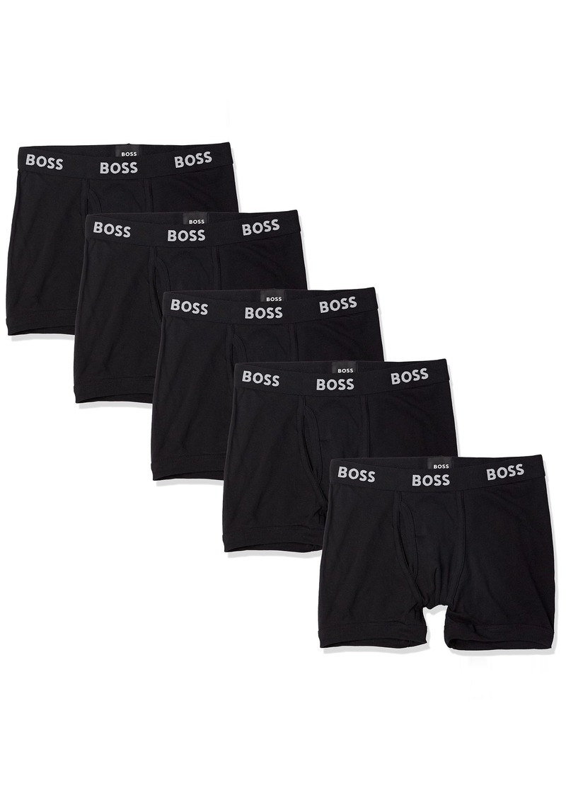 Hugo Boss BOSS Men's 5-Pack Authentic Cotton Boxer Briefs