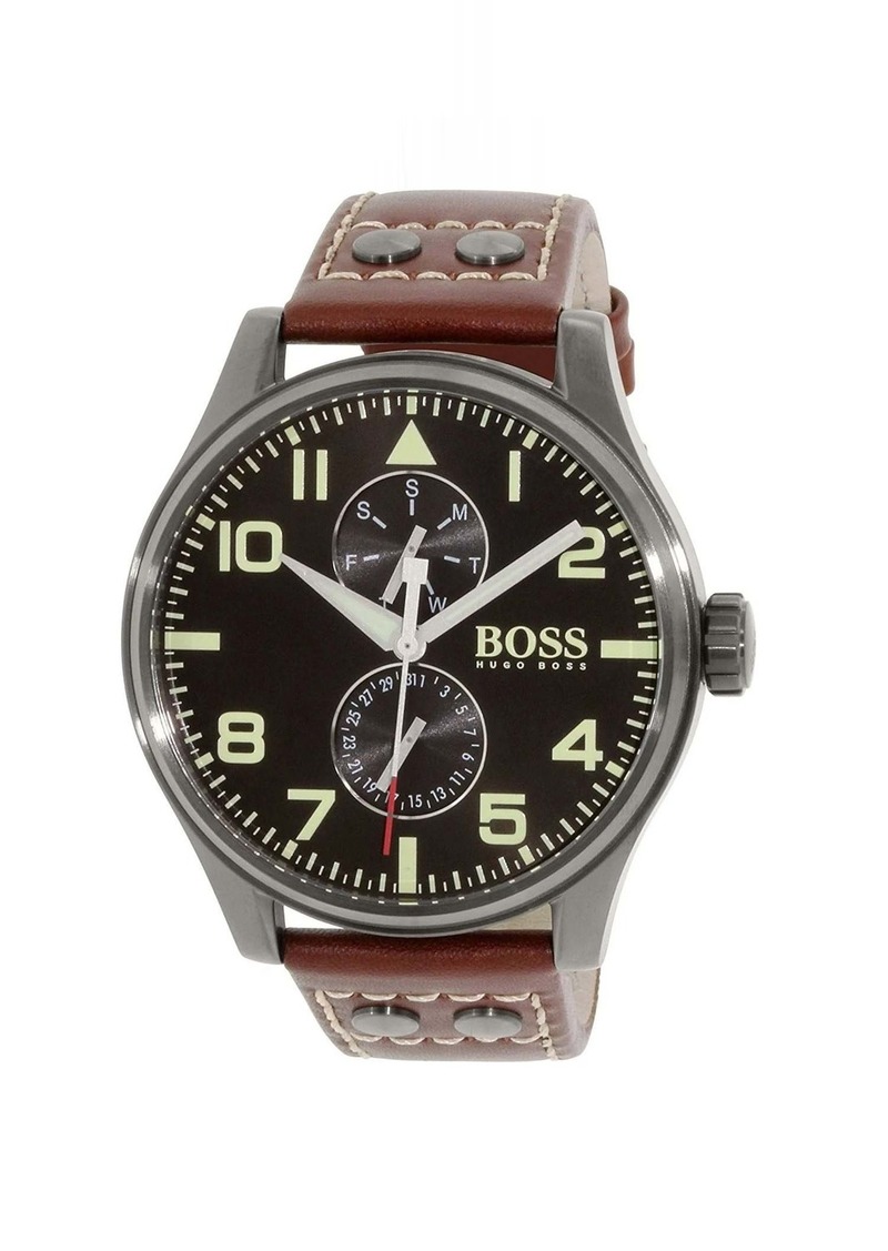 Hugo Boss Men's Aeroliner Maxx Black Dial Watch