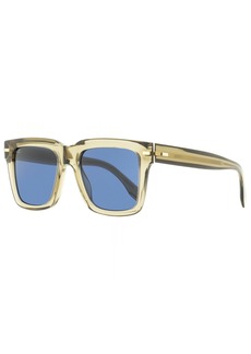 Hugo Boss Men's Eco Acetate Sunglasses B1442S 09QKU Transparent Brown 53mm