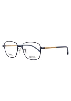 Hugo Boss Square Eyeglasses BOSS1143/F Fll Matte Blue 55mm 1143/F