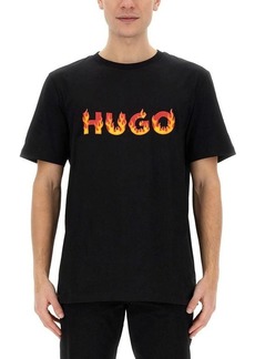 HUGO BOSS T-SHIRT WITH LOGO