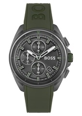 Hugo Boss BOSS Volane Chronograph Silicone Strap Watch
