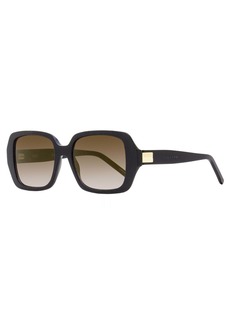 Hugo Boss Women's Rectangular Sunglasses B1204S 2M2JL Black/Gold 54mm