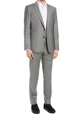 Hugo Boss BOSS Huge/Genius Slim Fit Glen Plaid Wool Blend Suit