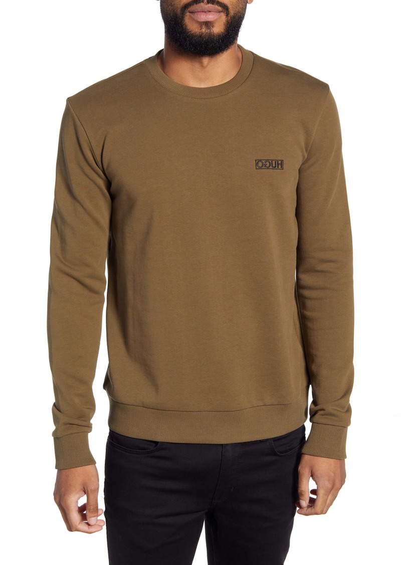 hugo boss logo crew sweatshirt