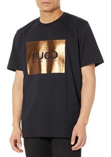 Hugo Boss mens Dolive Crew Neck Logo Box Jersey T-shirt T Shirt   US