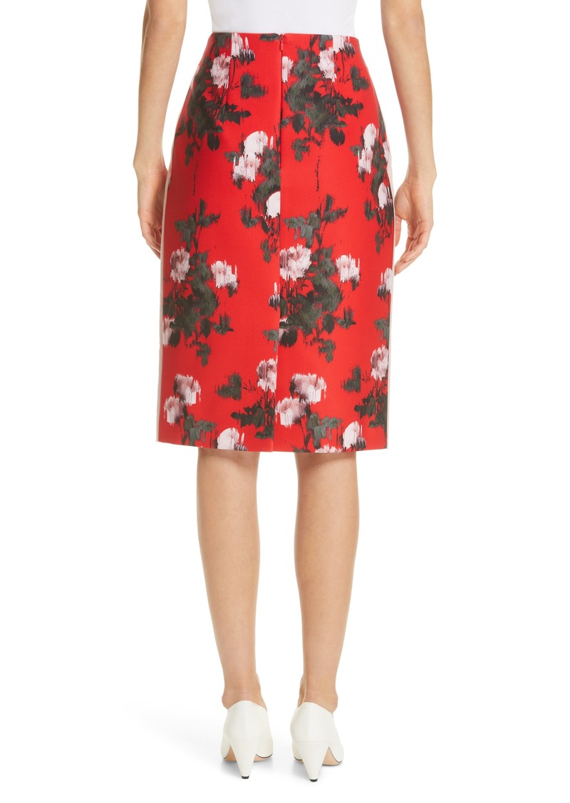 hugo boss floral skirt