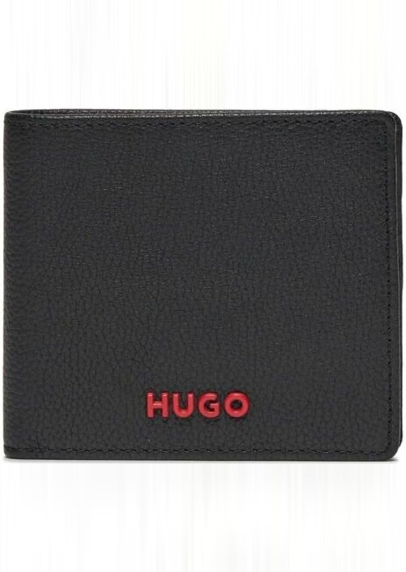 Hugo Boss HUGO Subway Grain Leather Eight Slot Wallet