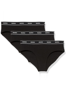 C & C California Alex Ribbed Elastic Bikini Panties Pack of 3 Size L 