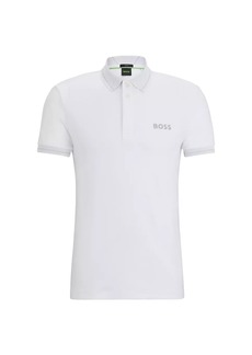 Hugo Boss Interlock-Cotton Slim-Fit Polo T-Shirt